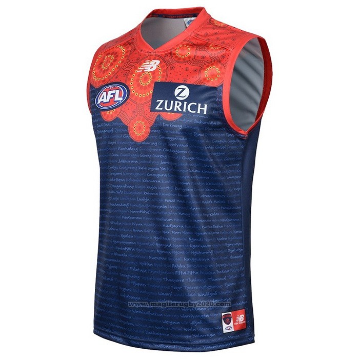 Maglia Melbourne Demons AFL 2020-2021 Indigeno